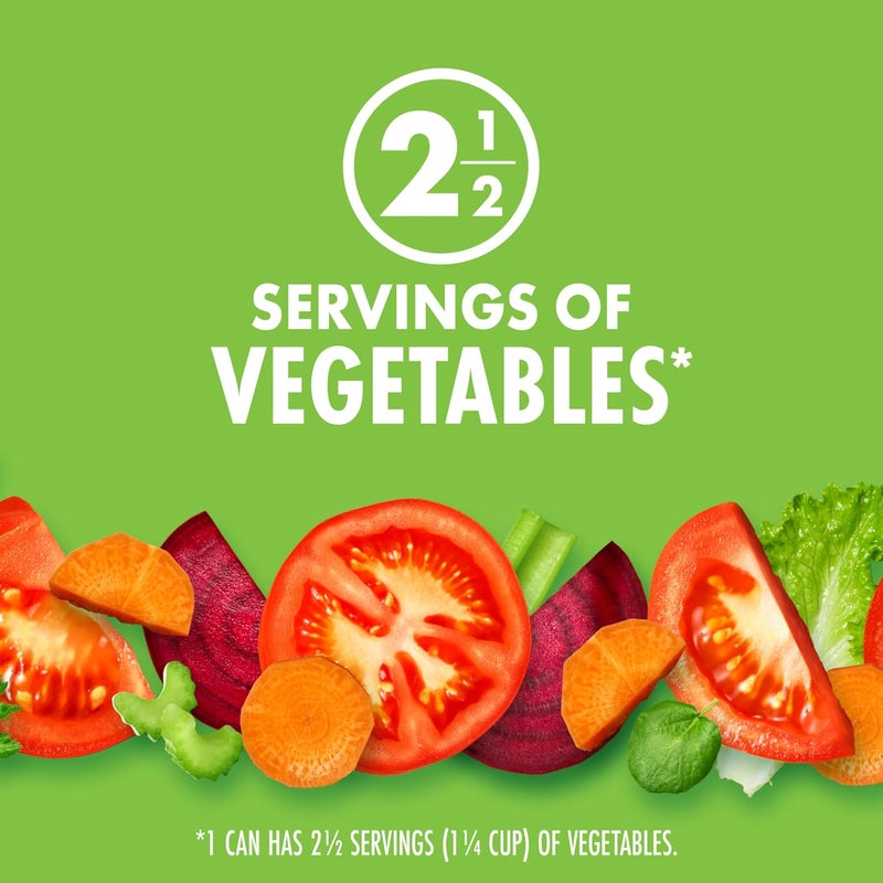 V8 Original Low Sodium 100% Vegetable Juice, 11.5 fl oz Can (6 Pack) - Image 2